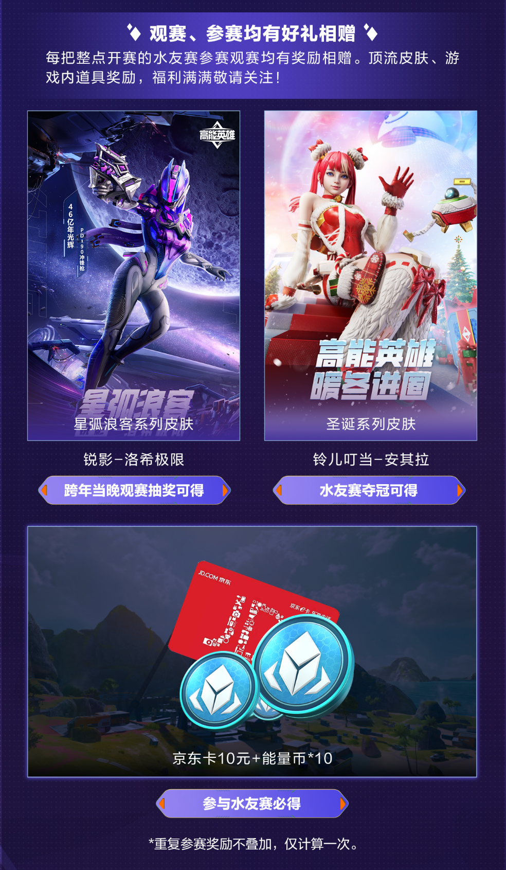 《高能英雄》“盲盒”派對陪你跨年 水友狂歡，福利不斷