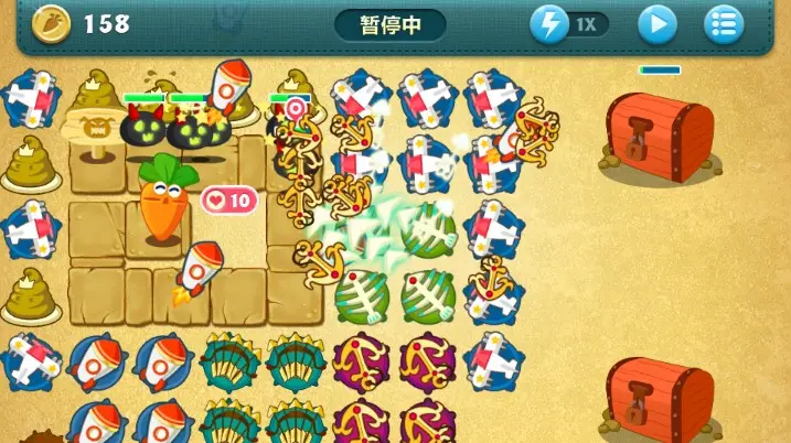 保衛(wèi)蘿卜挑戰(zhàn)攻略45關(guān)