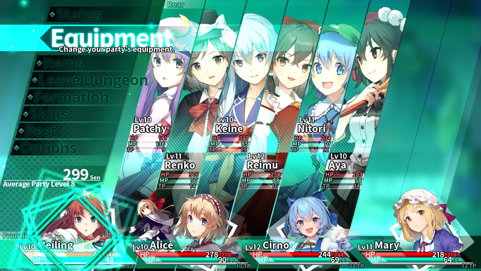 東方Project同人DRPG《東方的迷宮Tri 》Steam頁面公布，不支持中文！