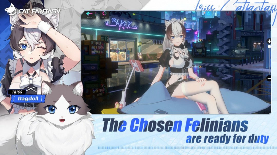 貓娘手游《貓之城》Steam頁面開放，年內(nèi)發(fā)售！