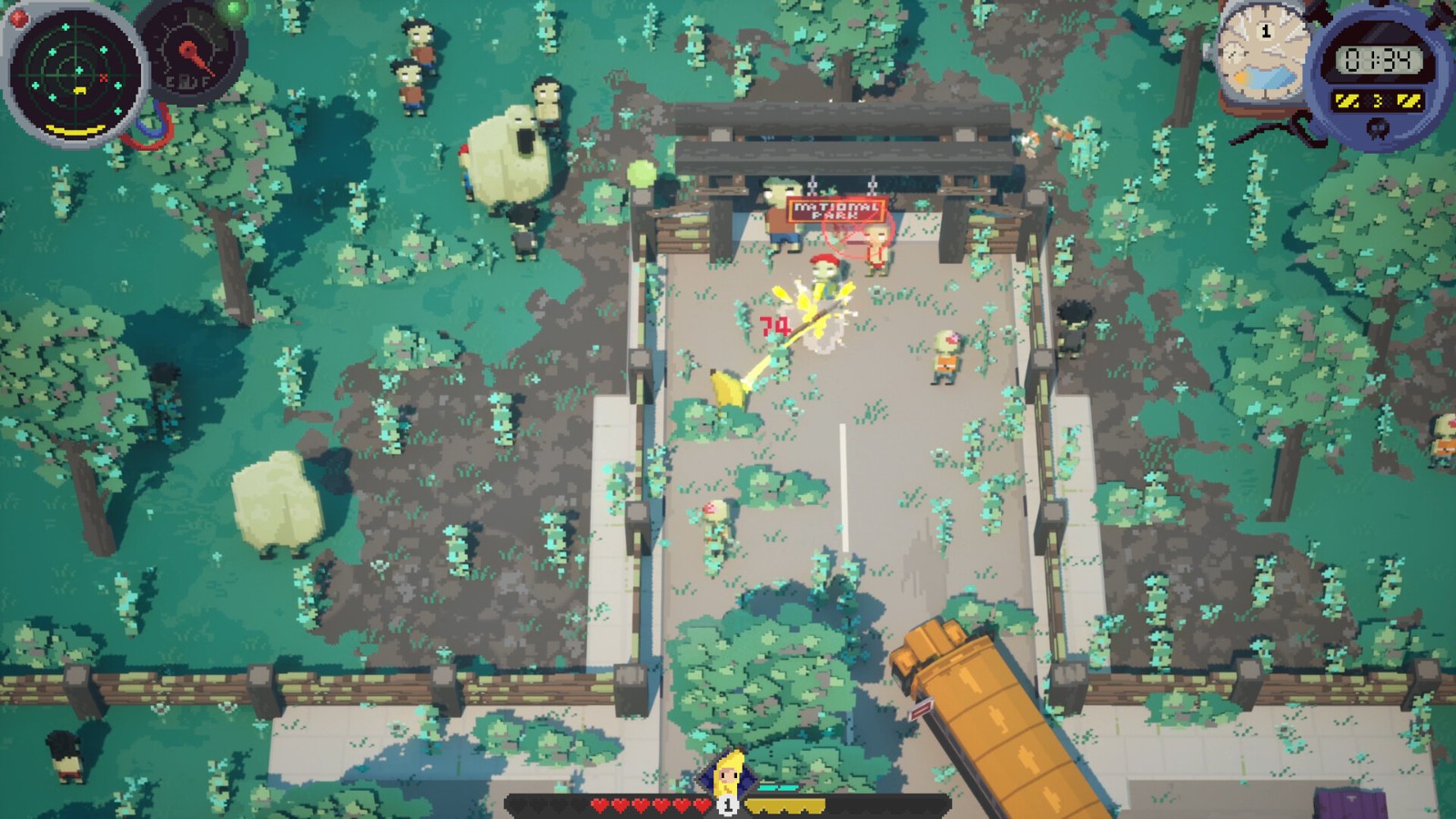 Roguelite 動(dòng)作游戲《Deadly Days: Roadtrip》Steam頁(yè)面，發(fā)行日期待定！