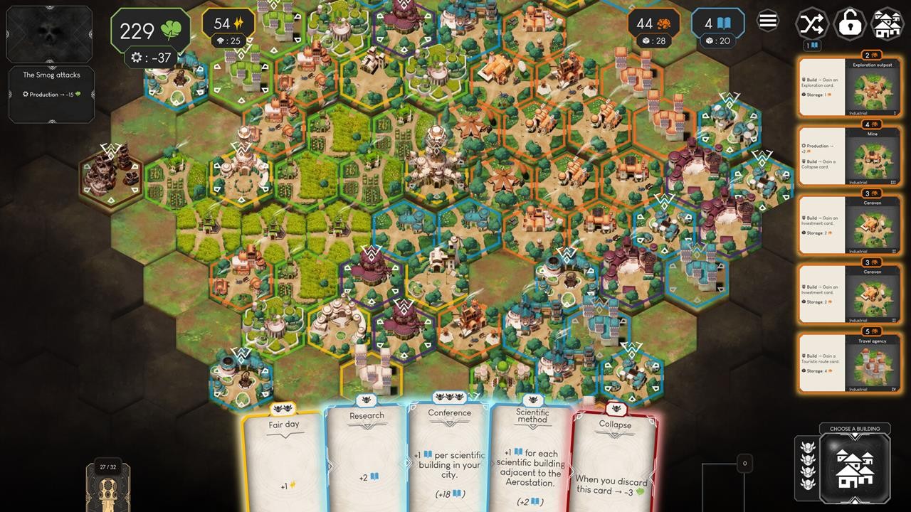 卡牌構(gòu)建城鎮(zhèn)建設(shè)新游《Dawnmaker》登陸Steam！