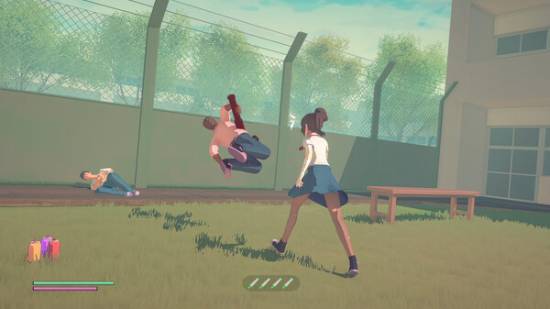 美少女格斗動作游戲公開Steam頁面！JK激戰(zhàn)不良少年